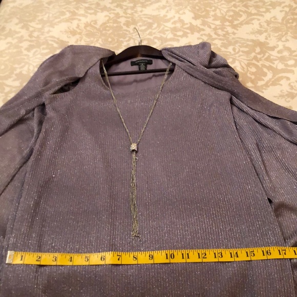 R&M RICHARDS NEW SHIFT DRESS MOCK DRAPED JACKET 8 - Picture 10 of 12